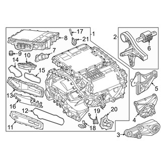 Porsche OE - Electrical Components (Rear Drive Unit), (Turbo Electric)