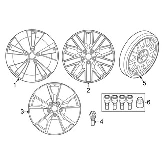 Porsche OE - Wheels (20" Wheel), (BATTERY EV (EV/BEV))