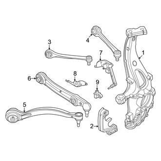 Porsche OE - Front Suspension - Suspension Components (BATTERY EV (EV/BEV))