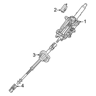 Porsche OE - Steering Column Assembly (BATTERY EV (EV/BEV))