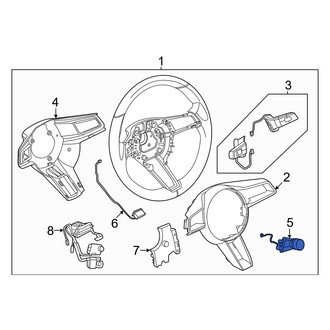 Porsche OE - Heated Steering Wheel Module