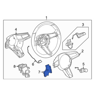 Porsche OE - Steering Column Control Module
