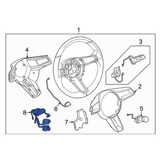 Porsche OE - Steering Wheel Wiring Harness