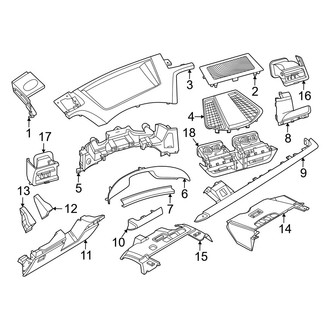 Porsche OE - Instrument Panel Components (BATTERY EV (EV/BEV))