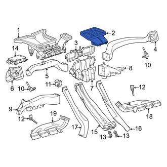 Porsche OE - Front Left Lower Instrument Panel Air Duct