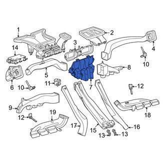 Porsche OE - HVAC Duct Adapter