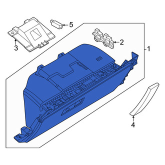 Porsche OE - Front Glove Box Assembly