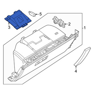 Porsche OE - Glove Box Insulator
