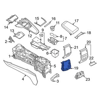 Porsche OE - Console Panel Bracket