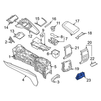 Porsche OE - Rear Dashboard Air Vent