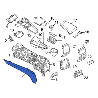 Porsche OE - Front Center Console Panel