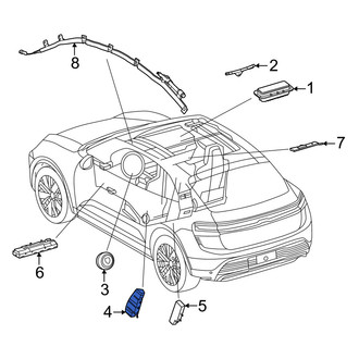 Porsche OE - Front Left Seat Air Bag