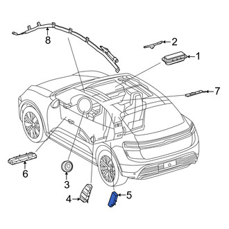 Porsche OE - Rear Left Seat Air Bag