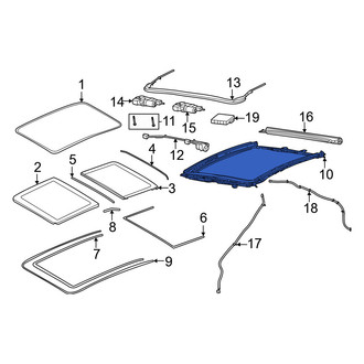 Porsche OE - Sunroof Frame