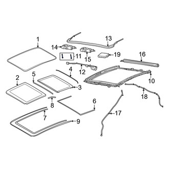 Porsche OE - Sunroof Cable