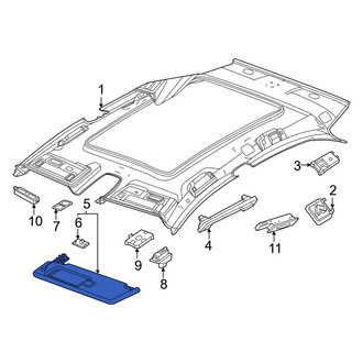 Porsche OE - Left Sun Visor