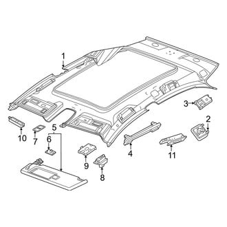 Porsche OE - Roof - Interior Trim (BATTERY EV (EV/BEV))