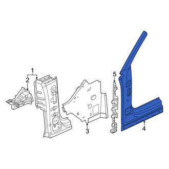 Porsche OE - Left Outer Body A-Pillar