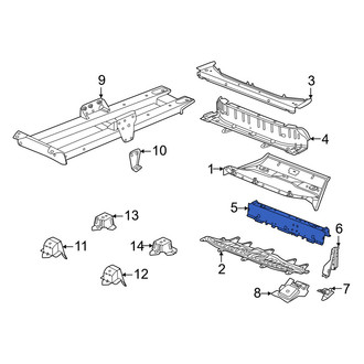 Porsche OE - Front Center Floor Pan Crossmember