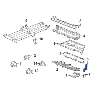 Porsche OE - Front Left Floor Pan Reinforcement