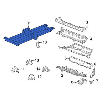 Porsche OE - Front Center Floor Pan Reinforcement