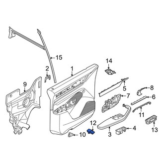 Porsche OE - Front Left Courtesy Light