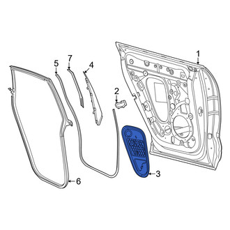 Porsche OE - Rear Left Door Access Cover