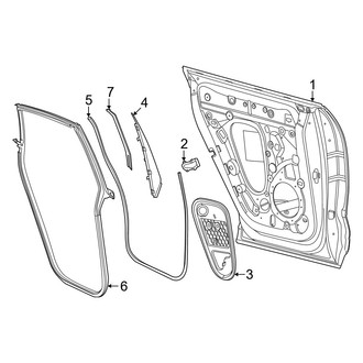 Porsche OE - Rear Door - Door & Components (BATTERY EV (EV/BEV))