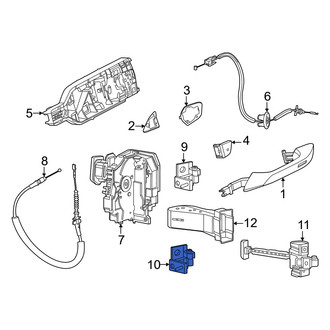 Porsche OE - Rear Left Lower Door Hinge