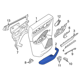 Porsche OE - Rear Left Door Armrest