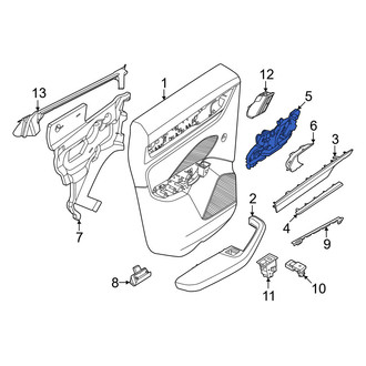 Porsche OE - Front Left Outer Exterior Door Handle