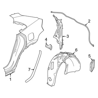 Porsche OE - Quarter Panel & Components (BATTERY EV (EV/BEV))