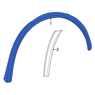 Porsche OE - Front Left Wheel Arch Molding