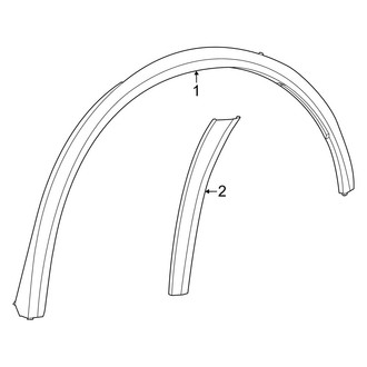 Porsche OE - Quarter Panel - Exterior Trim (BATTERY EV (EV/BEV))