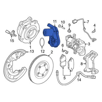 Porsche OE - Rear Left Parking Brake Actuator
