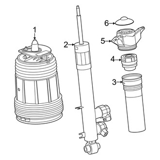Porsche OE - Rear Suspension - Shocks & Components