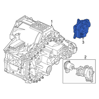Porsche OE - Rear Differential Lock Motor