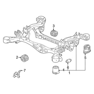 Porsche OE - Rear Suspension - Suspension Mounting (4 Electric / Electric)