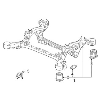 Porsche OE - Rear Suspension - Suspension Mounting (4S Electric / Turbo Electric)
