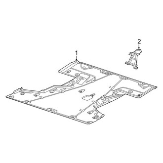 Porsche OE - Rear Body & Floor - Under Cover & Splash Shields (BATTERY EV (EV/BEV))