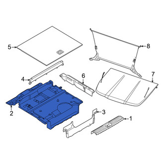 Porsche OE - Front Trunk Floor Storage Box