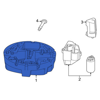 Porsche OE - Rear Floor Storage Compartment