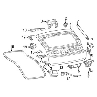 Porsche OE - Lift Gate - Gate & Hardware (BATTERY EV (EV/BEV))