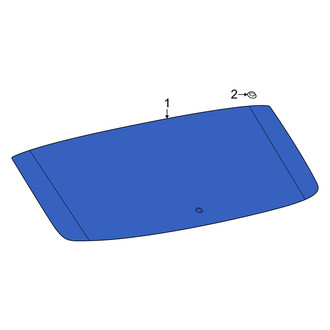 Porsche OE - Rear Liftgate Glass