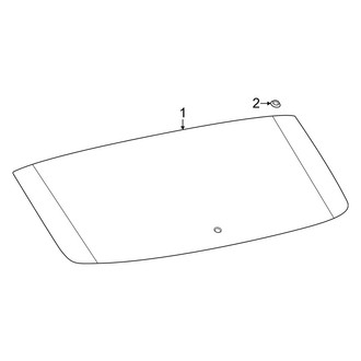 Porsche OE - Lift Gate - Glass (BATTERY EV (EV/BEV))