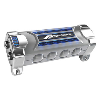 Power Acoustik® - 5.0 Farad Power Capacitor with Display & Status Indicator