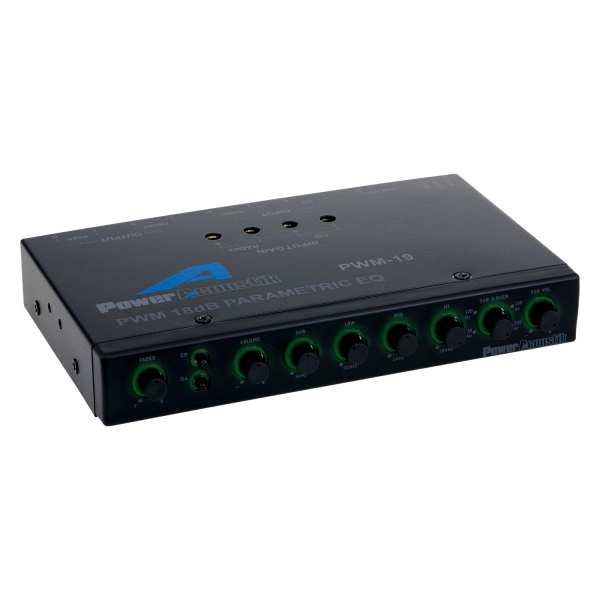 Power Acoustik® - 4-Band Parametric Audio Equalizer with Subwoofer Control and Pulse Width Modulated Power Supply