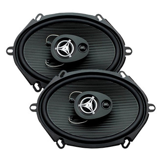 Power Acoustik® - Edge Series 5" x 7" 3-Way 500W 4 Ohm Coaxial Speakers