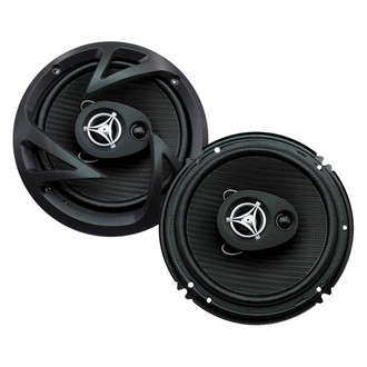 Power Acoustik® - Edge Series 6-1/2" 3-Way 400W 4 Ohm Coaxial Speakers