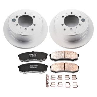 PowerStop® - Z17 Evolution Geomet® Plain Rear Brake Kit